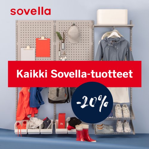 Sovella-säilytysjärjestelmä -20% alessa