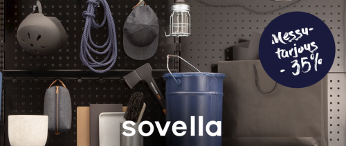 Sovella-säilytysjärjestelmän messutarjous